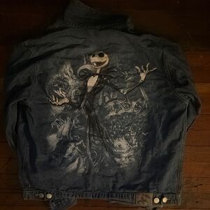 Disney Jean Jacket with Nightmare Before Christmas Design - Blue